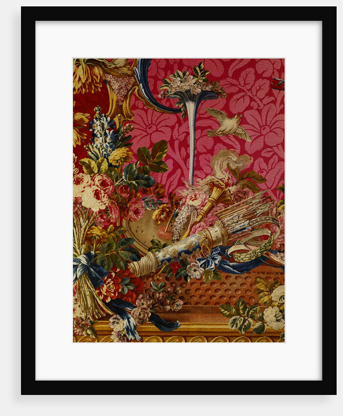 The love trophy, detail from the tapestry at Osterley Park House. London, England, 18th century by Unknown