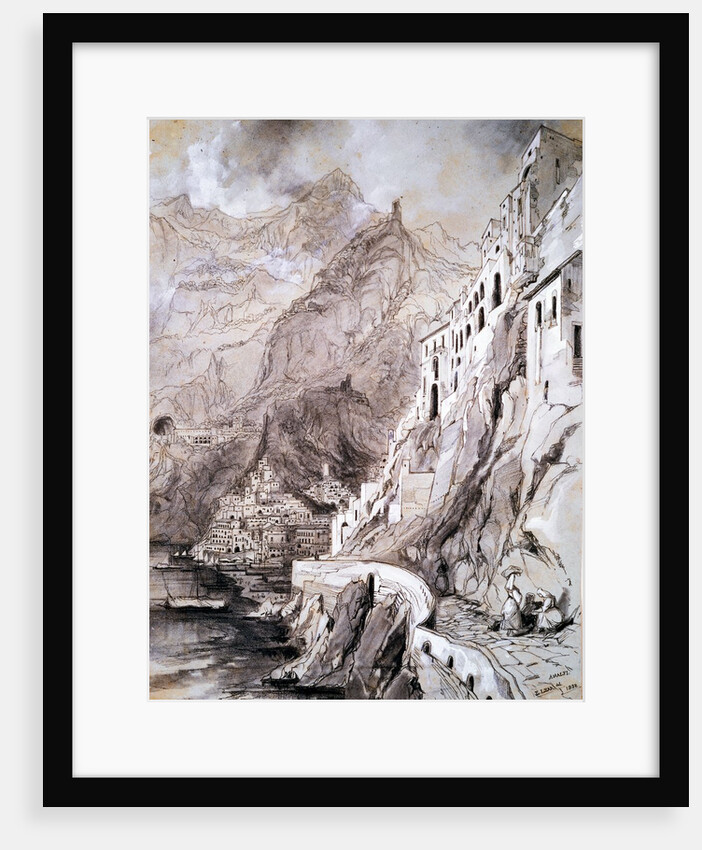 Amalfi by Edward Lear