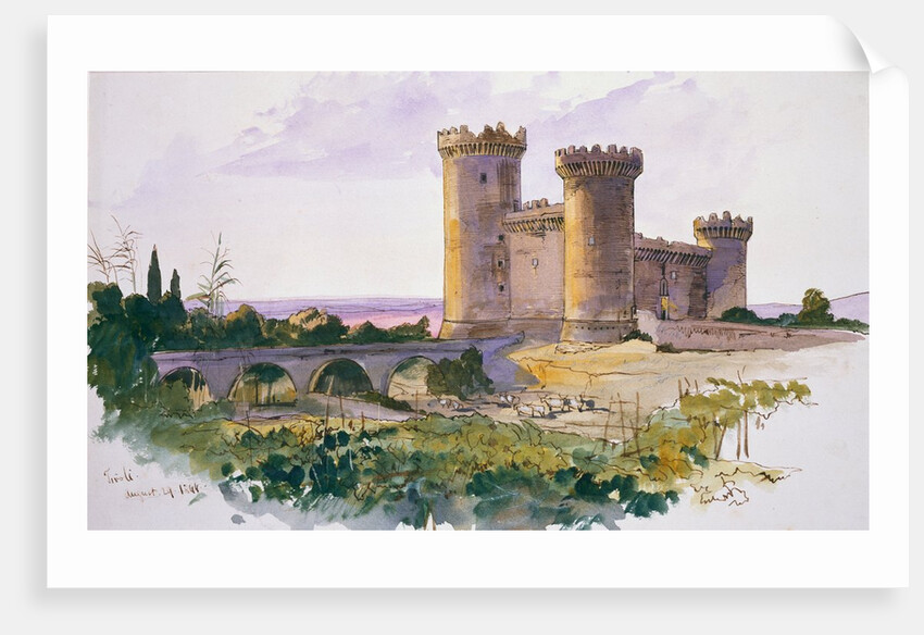 Tivoli by Edward Lear