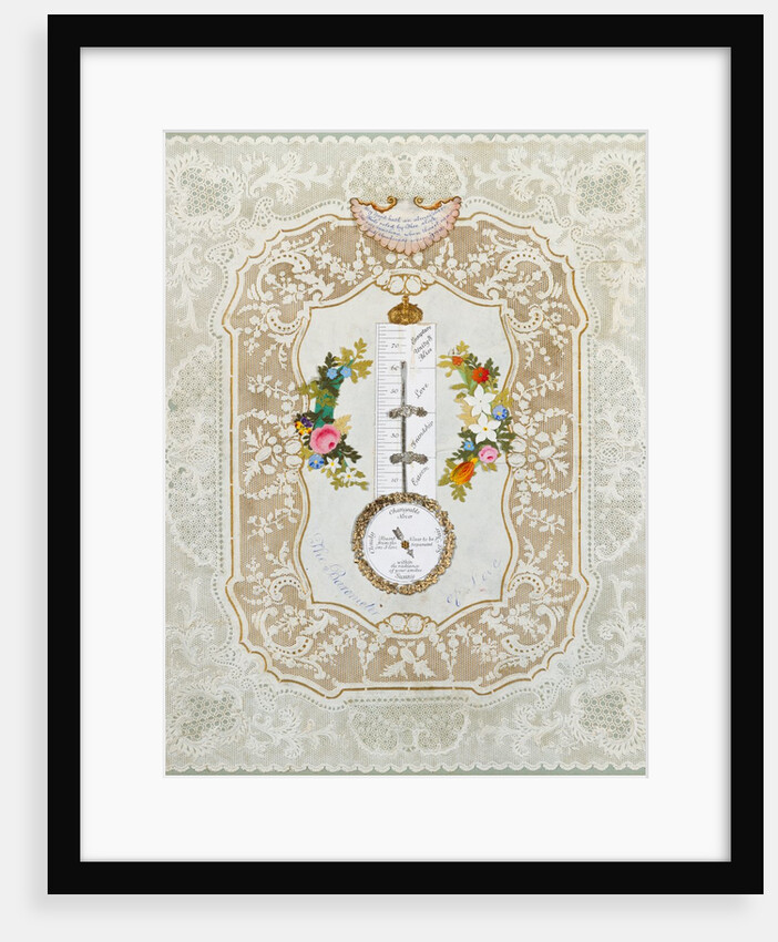 Valentine, The Barometer of Love. England, 19th century by Unknown
