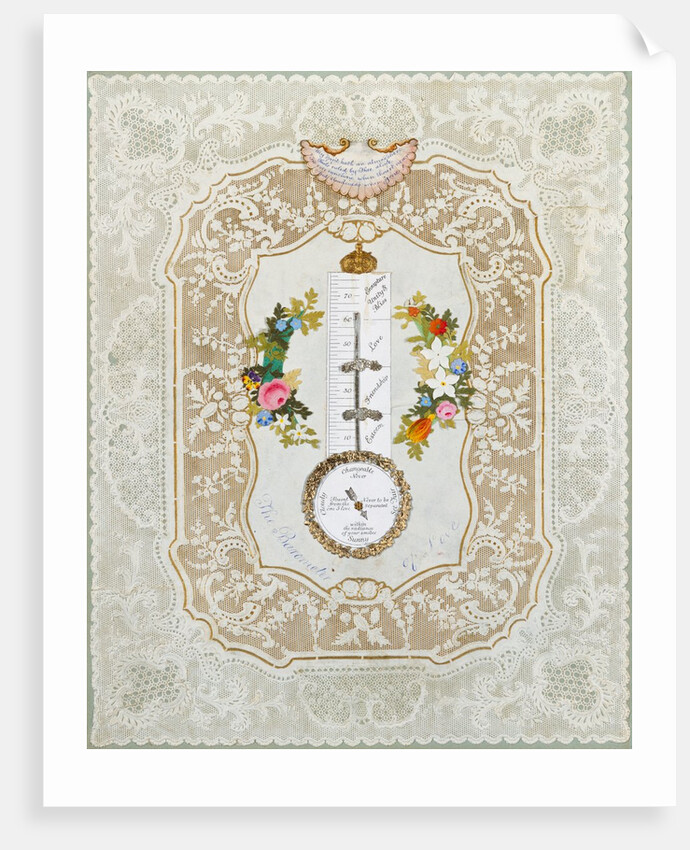 Valentine, The Barometer of Love. England, 19th century by Unknown