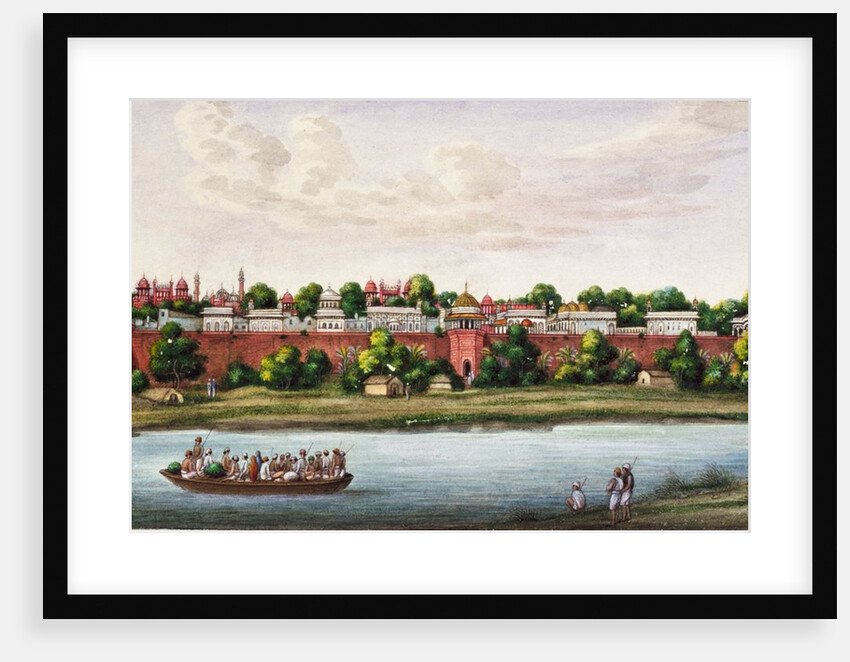 Royal Palaces in the Red Fort, Delhi Company School by Unknown