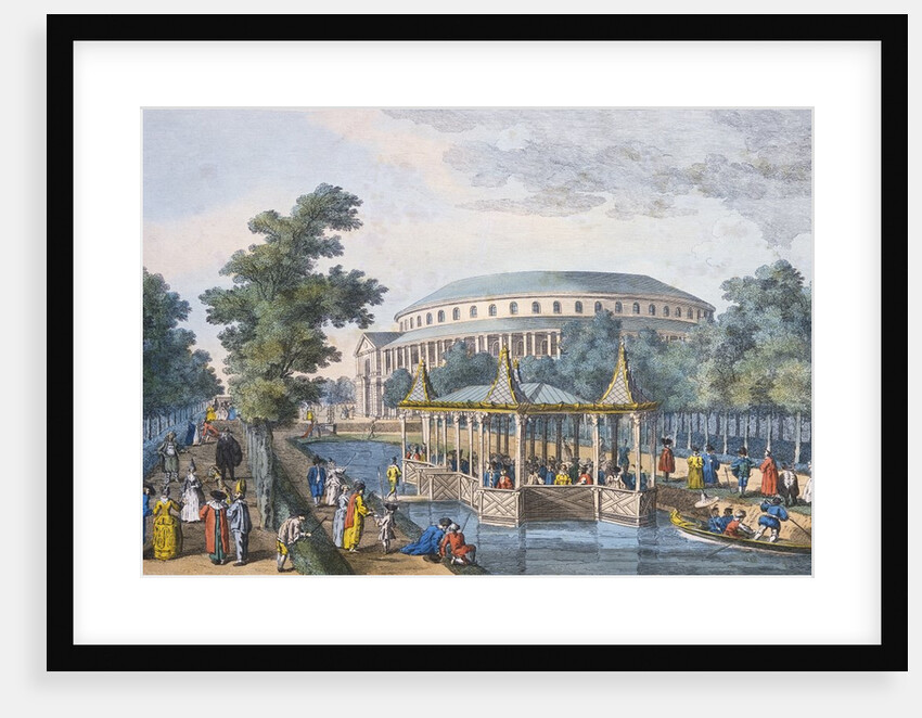 A View of the Chinese Gardens and Rotunda in Ranelagh Gardens by Charles Grignion