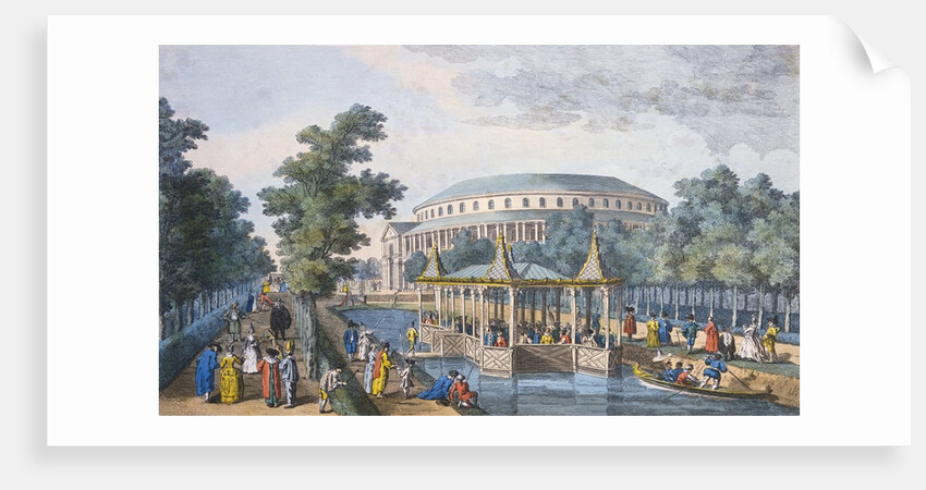 A View of the Chinese Gardens and Rotunda in Ranelagh Gardens by Charles Grignion