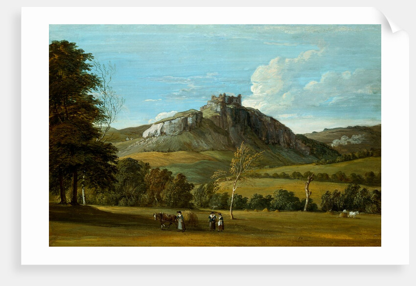 Curreg-Cennan Castle by Paul Sandby