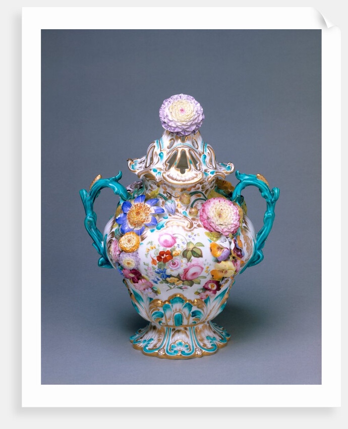 Vase and cover by Unknown