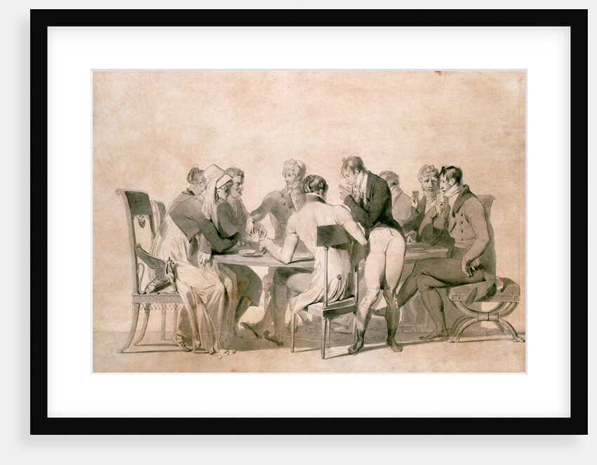 The Gamblers by P.L. Debucourt