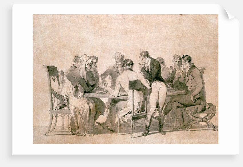 The Gamblers by P.L. Debucourt