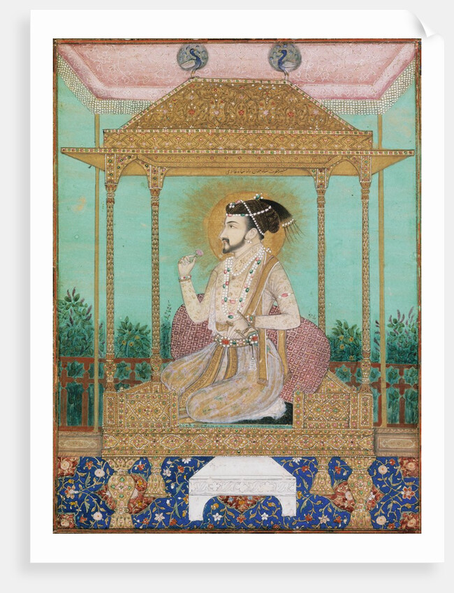 Shah Jahan seated on Peacock Throne, Mughal Style. India, early 17th century by Unknown