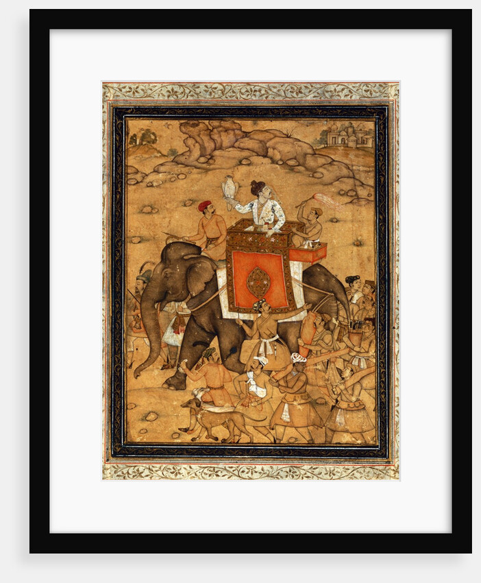 The Emperor Akbar hunting. India, early 17th century by Unknown