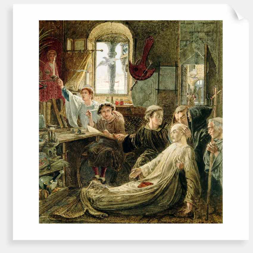 The Death of The Venerable Bede by William Bell Scott
