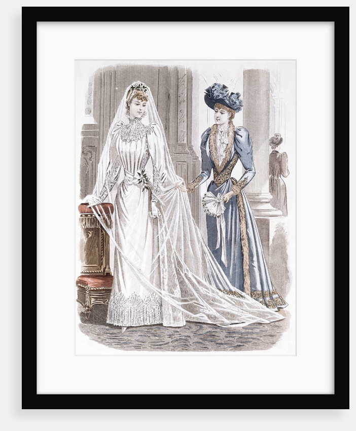Bridal costume. Paris, France, late 19th century by Unknown