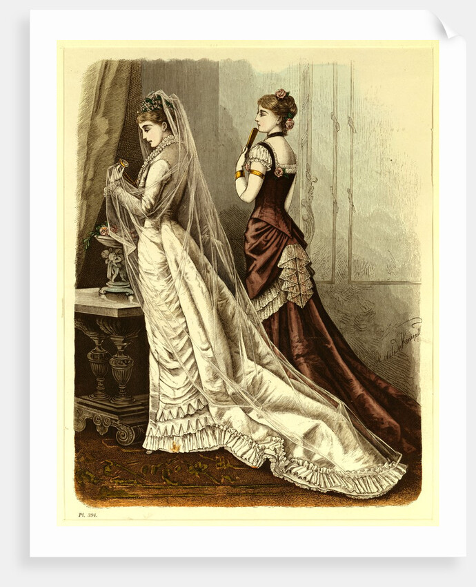 Bridal costume. England, mid-19th century by Unknown