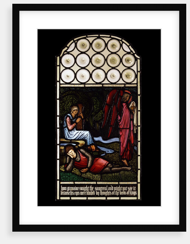 Gawaine cannot see The Holy Grail by Edward Coley Burne-Jones