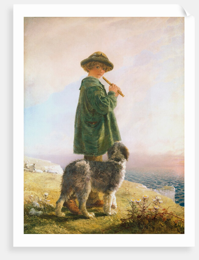 The Piping Shepherd by Alfred Fripp