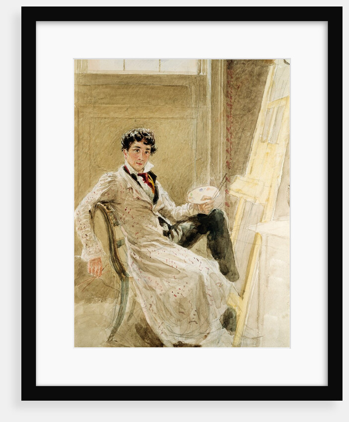 Portrait of James Holland by William Henry Hunt