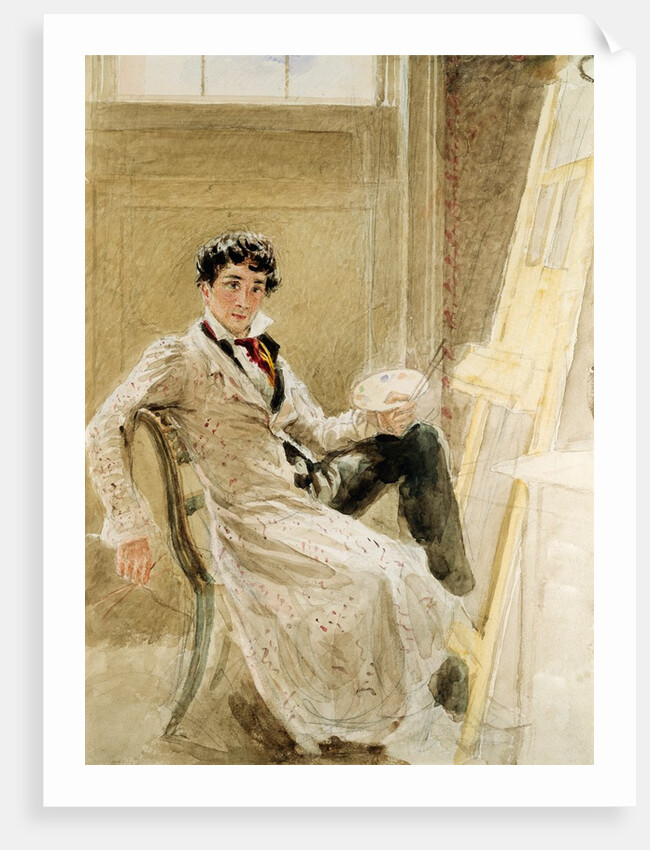 Portrait of James Holland by William Henry Hunt