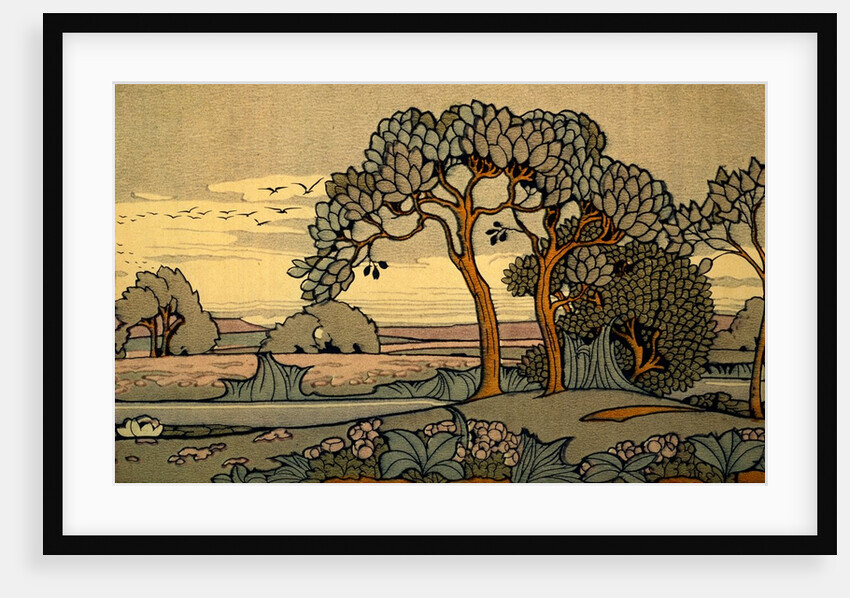 Landscape with trees by Rex Silver