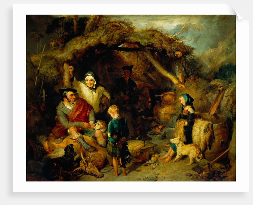 The Illicit Highland Whisky Still by Edwin Henry Landseer