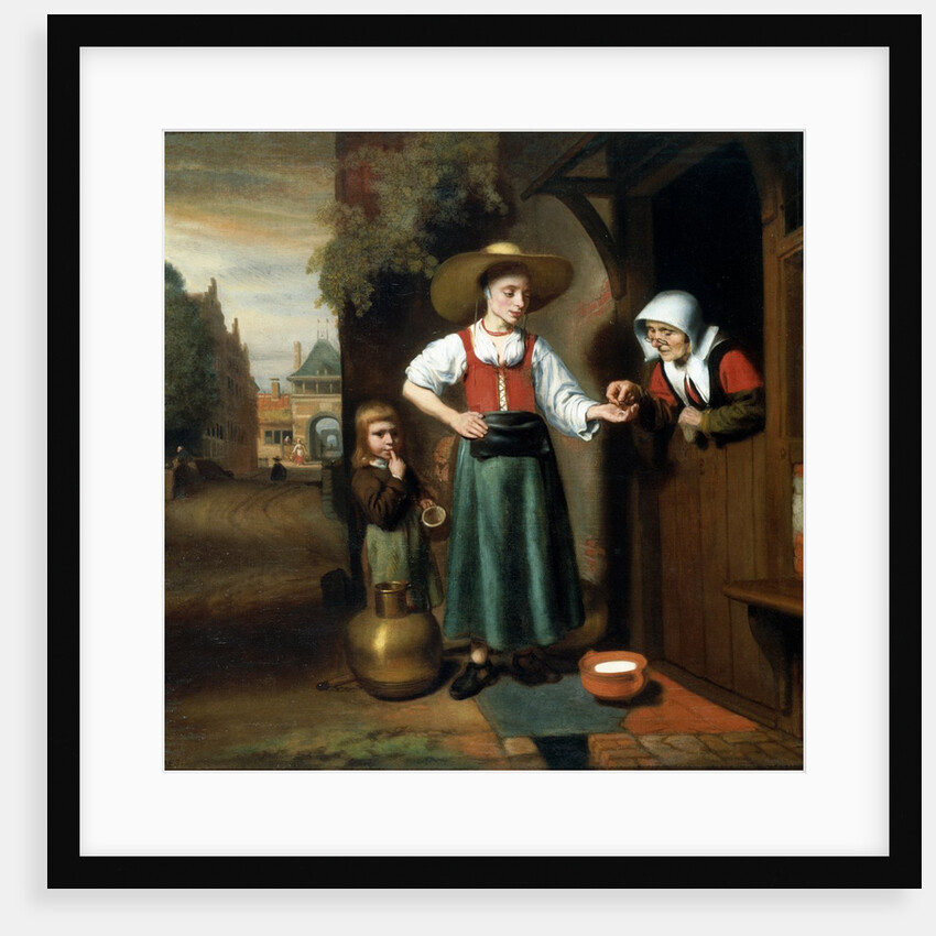 The Milkwoman by Nicolaes Maes