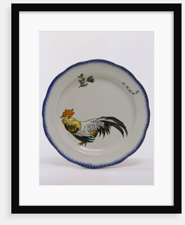 Plate from the Rousseau Service by Felix Braquemond