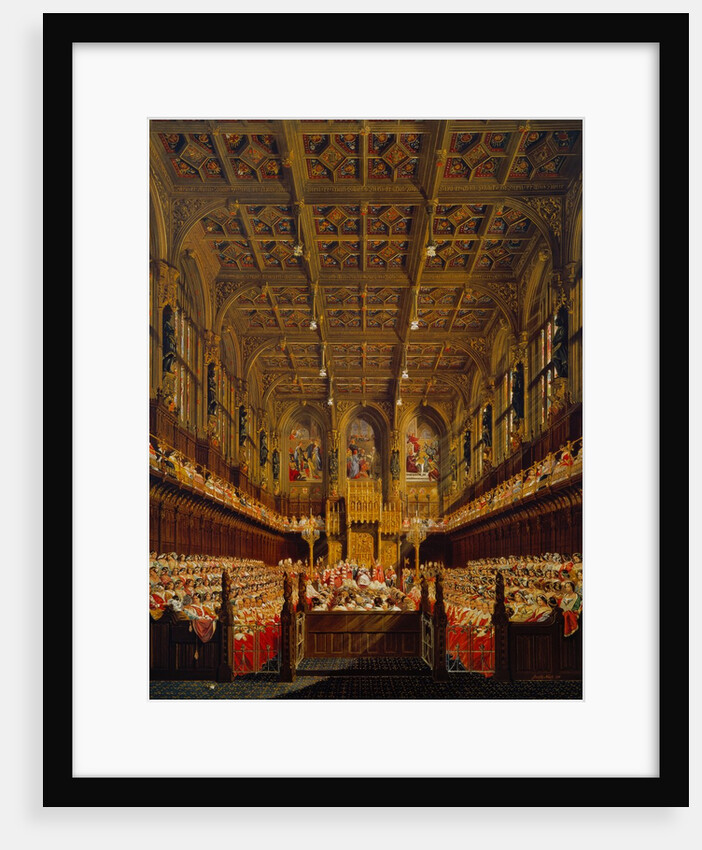 Queen Victoria opening Parliament in 1859 by Joseph Nash