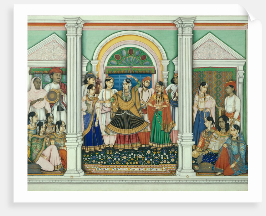 A nautch girl by Unknown