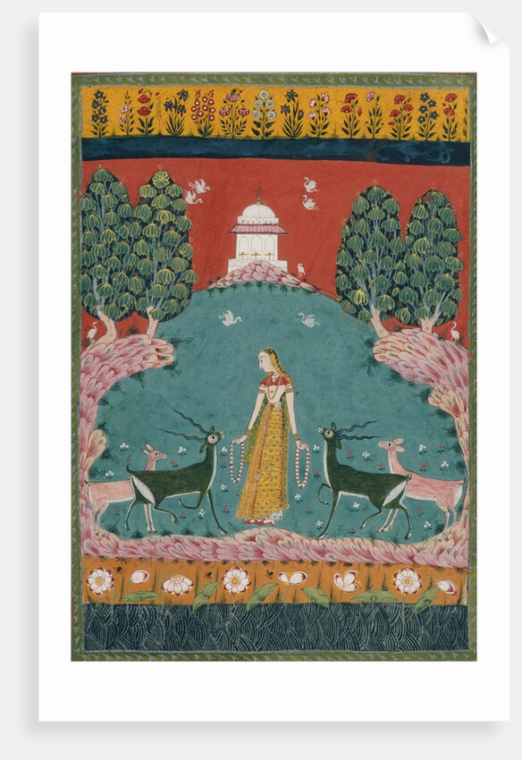 Kakubha Ragini. Central India, late 17th century by Unknown
