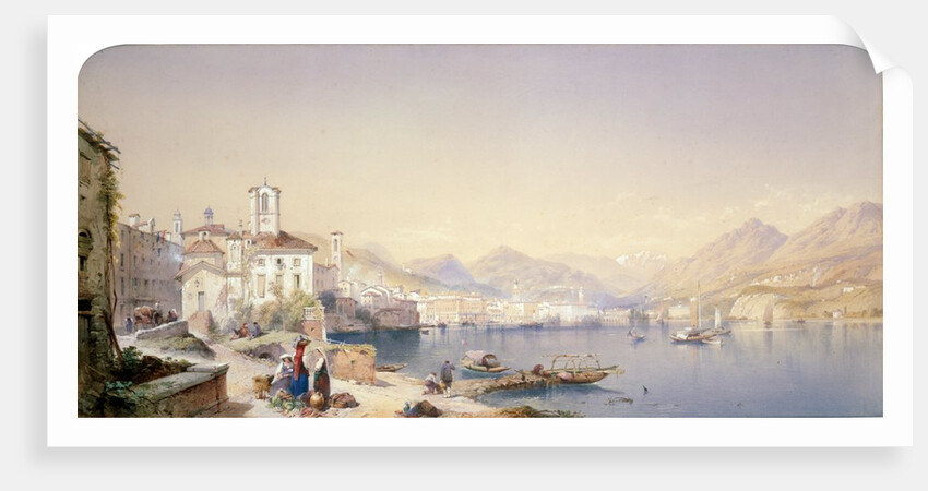 Lake of Lugano by Thomas Leeson Rowbotham