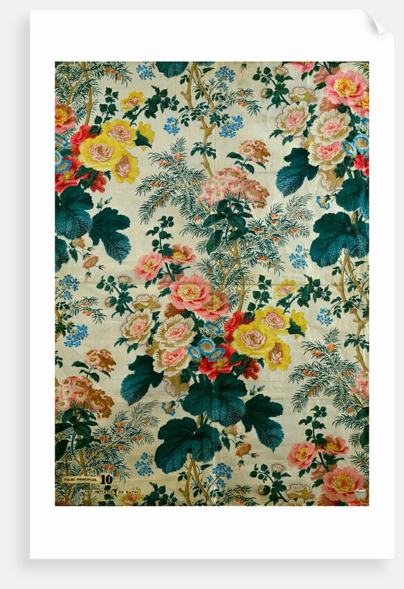 Roller printed. England, mid-19th century by Unknown