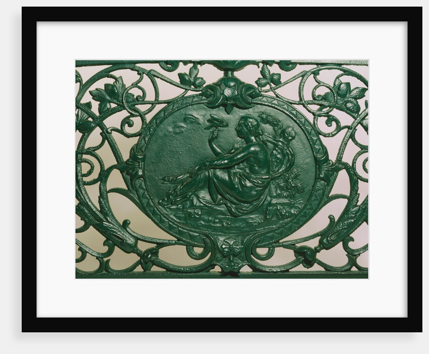 Bench, detail. England, late 19th century by Unknown