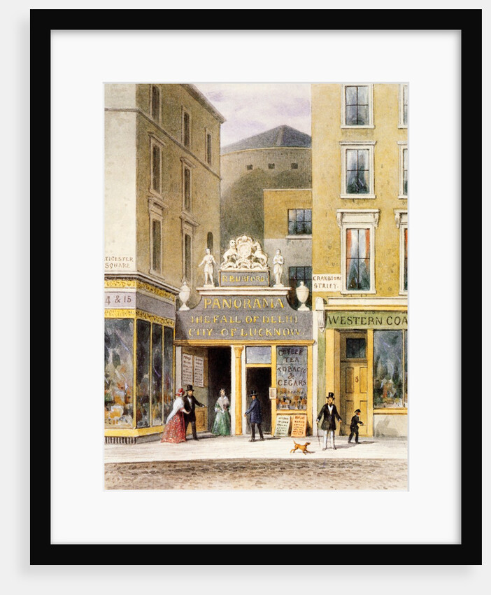Cranbourne Street - Entrance to Burford's Panorama by T. H. Shepherd