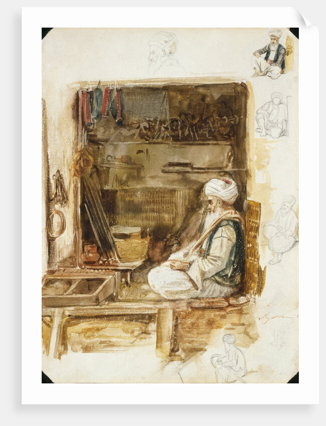 Old Merchant in the Souk by William Wyld