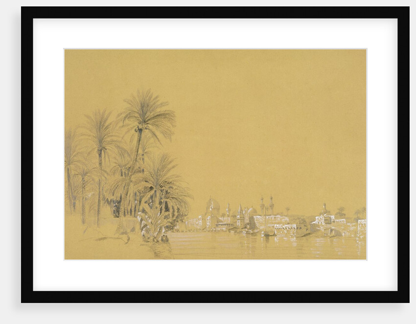 General View of Baghdad, in Egypt by Eugène N. Flandin