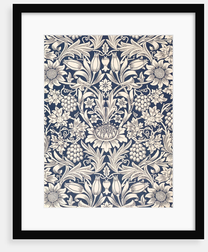 Sunflower wallpaper, by William Morris. England, 19th century by William Morris