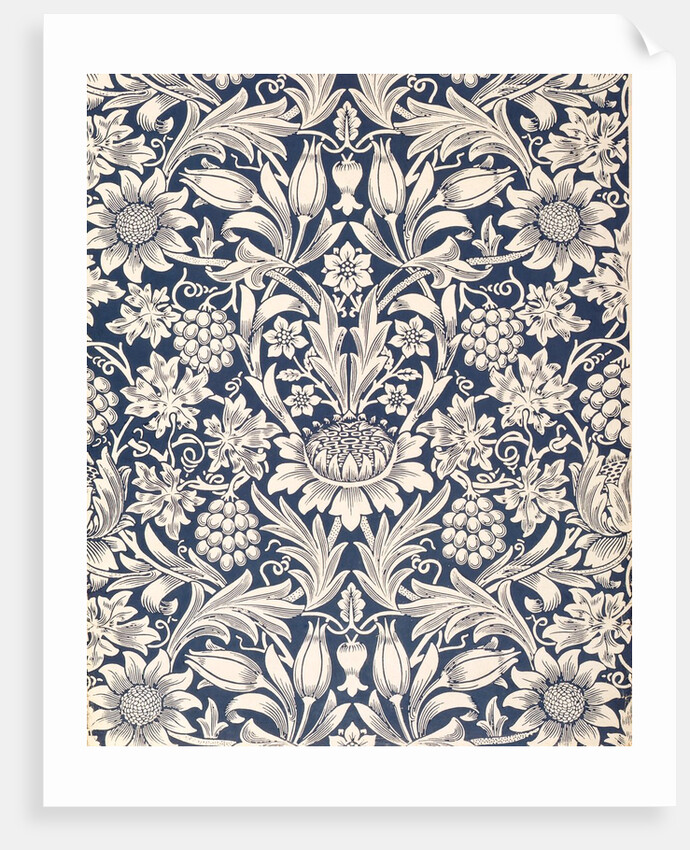 Sunflower wallpaper, by William Morris. England, 19th century by William Morris