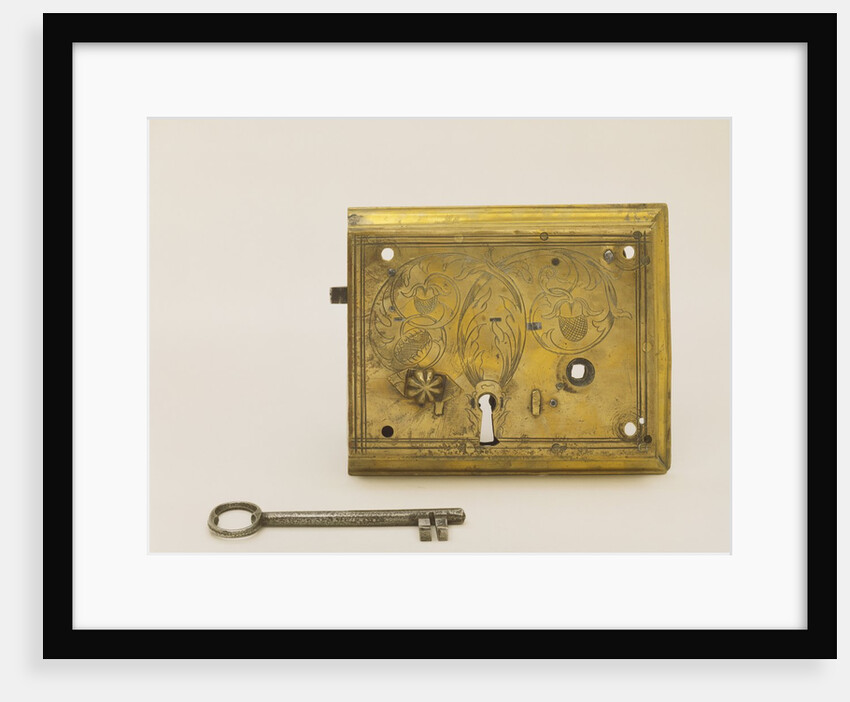 Lock and key. England, late 17th century by Unknown