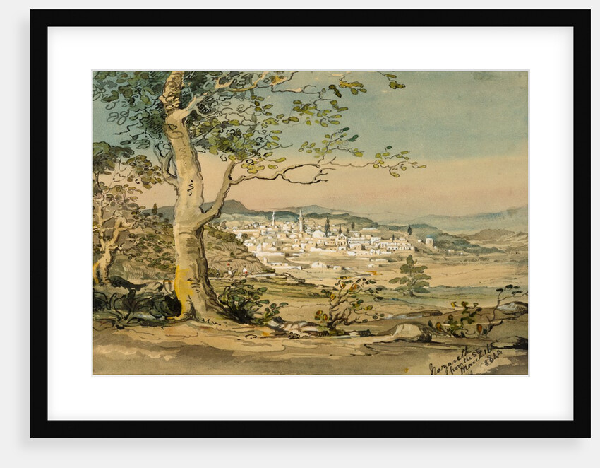 Nazareth from the South East. Holy Land, 18th-19th century by Unknown