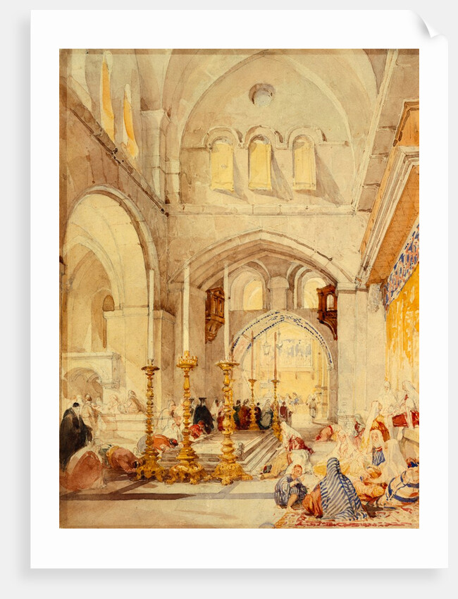 Holy Sepulchre by Thomas Allom