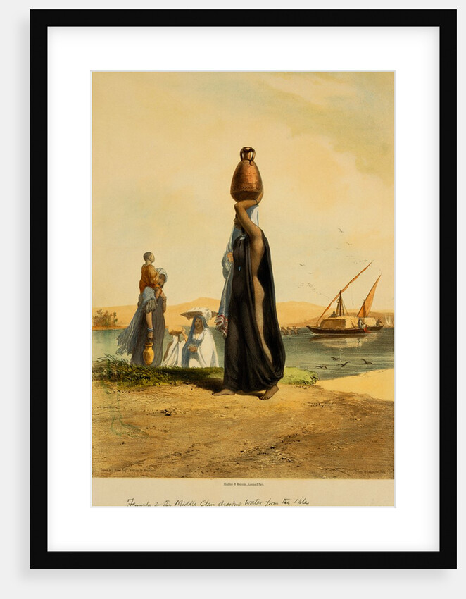 Female of Middle Class by Achille-Constant-Theodore-Emile Prisse d'Avennes