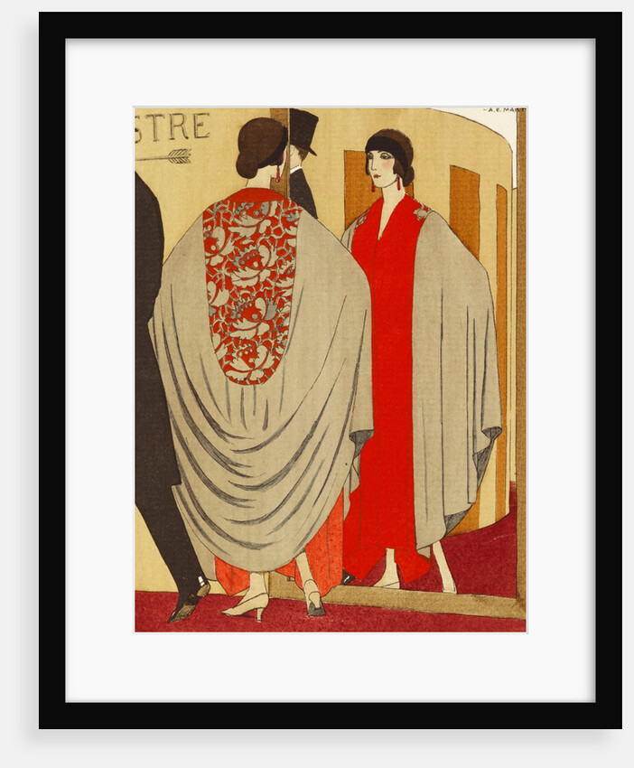 La Glace On Coup D`Oucril En Passant from Gazette Du Bon Ton. France, 1922 by Anonymous