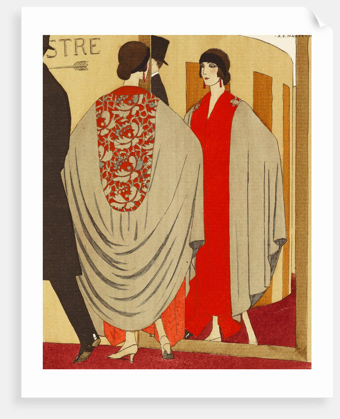 La Glace On Coup D`Oucril En Passant from Gazette Du Bon Ton. France, 1922 by Anonymous