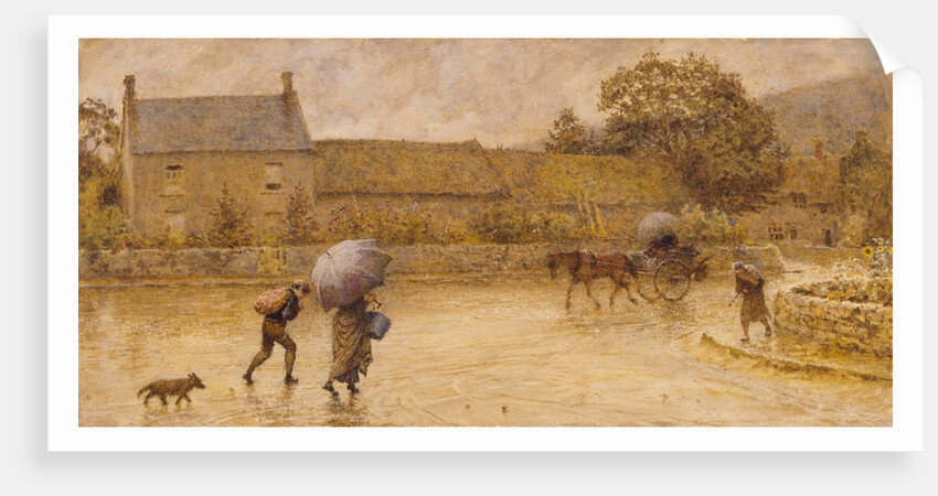 A Rainy Day by Frederick Walker