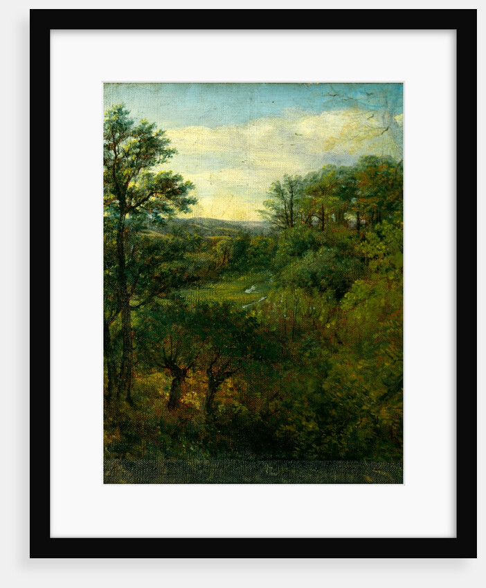Valley Scene with Trees by John Constable