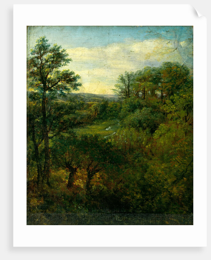 Valley Scene with Trees by John Constable