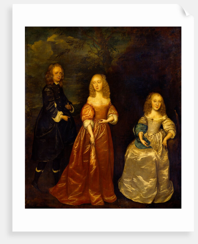 Elizabeth Dysart with her Husband and Sister by Joan Carlile