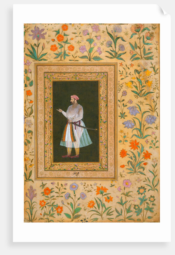 Mughal gentleman by Sultan 'Ali al-Mashhadi