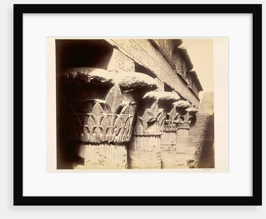 Portion of the Portico of the Temple by Francis Bedford