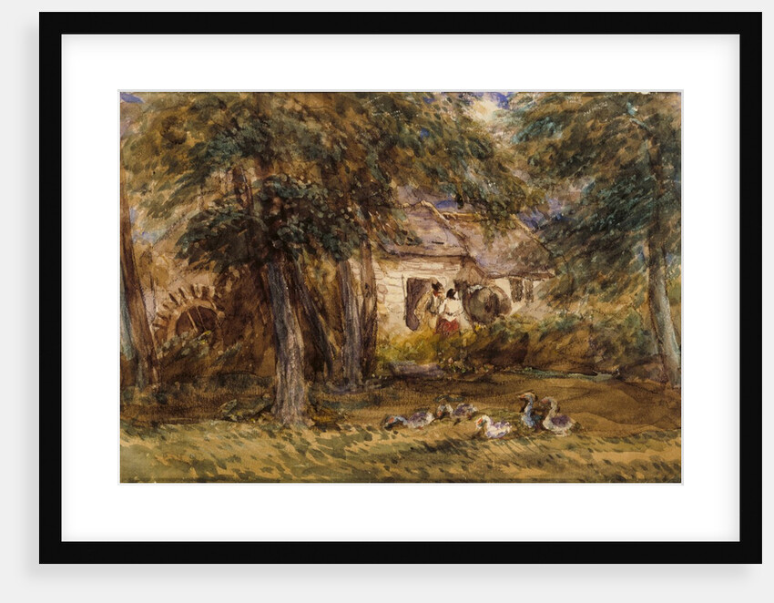 Watermill in North Wales by David Cox
