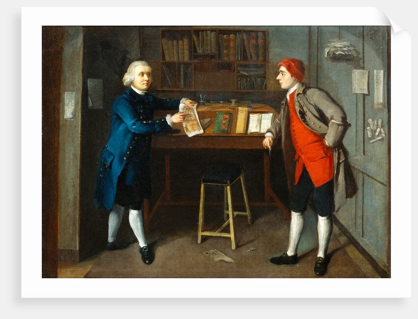 A Cabinet Maker's Office. Great Britain, c.1770 by Unknown